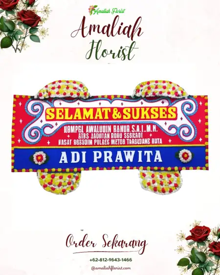 Papan Bunga Ucapan Selamat Karangbanyu